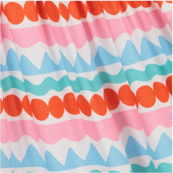 NWT Stella McCartney Kids Geometric Stripes Crepe Dress - Picture 3 of 3